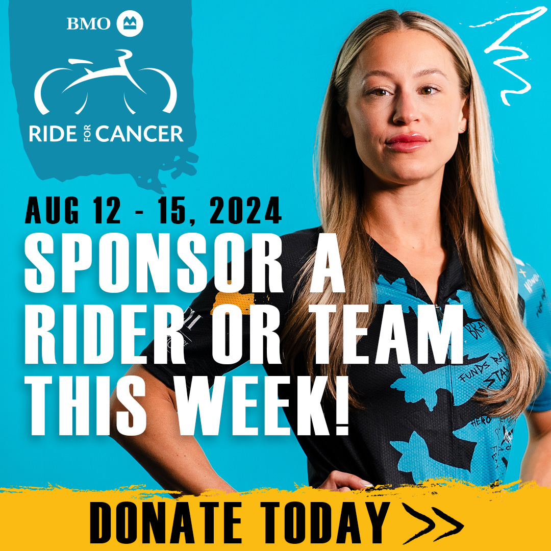 rideforcancer_'s tweet photo. IT'S BACK! Our #BMORideforCancer teams can win big during #CHALLENGEWEEK, Aug. 12-15. The #top3 teams with the most donations will unlock $10,000 for their team page. ๐ Thank you to Margaret Guy for her generosity in memory of her late husband, Robert McKelvie. https://t.co/kZkTBhzPYl