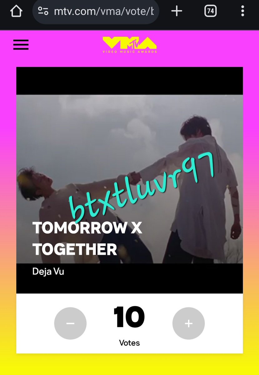 btxtluvr97's tweet photo. Tag 3 other moas and ask them to drop their VMA vote screenshots^^
Let's motivate each other to vote and secure the win 🏆

Tagging 🤗 @tubavoque @CariHeart214 @MozzyiWn 

#VMAchallenge
#VMAchiDejaVu https://t.co/0zqQmbAJlO
