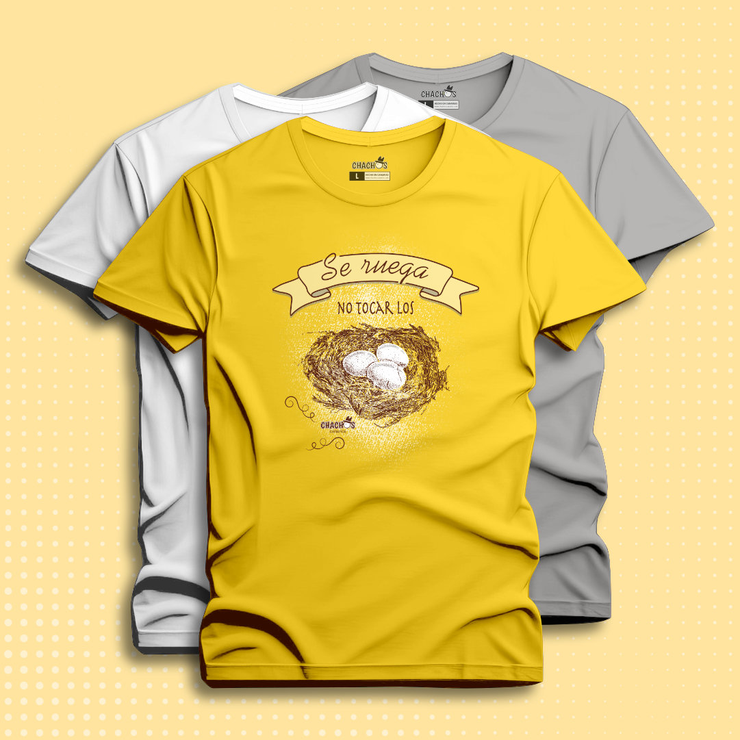 No somos antisociales. Solo protegemos nuestro nido.
.
.
#notocarloshuevos #Huevos #Camisetasmolonas #camisetaspersonalizadas #Productocanario