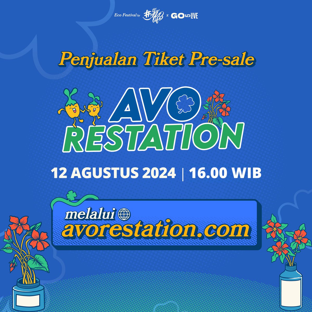 avorestation's tweet photo. Bioverse udah siap nyanyi bareng di AVOrestation 2024??? 🙋🏻‍♀️

Nanti kita nyanyi bareng @diktaaaaa, @KuntoAjiW, @Mahalinidisini, @bearnotber samaa satu lagi yang masih rahasia 👀😋

Fyi, tiket pre-sale sama VIP udah bisa kamu beli ya di https://t.co/fzbYJvszhq 👈🏻
Grab it fast🔥 https://t.co/d5qSGoVZTd