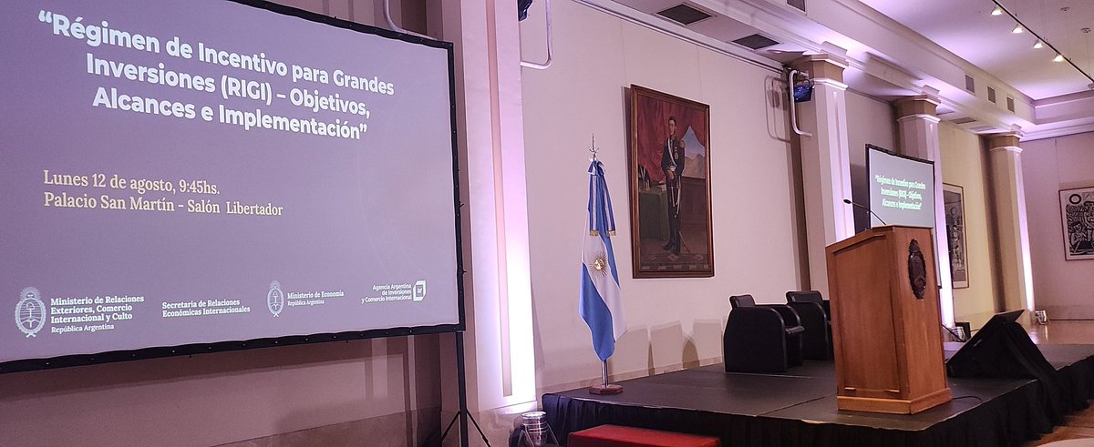 En breve comienza el evento sobre #RIGI organizado por la Agencia Nacional de Inversiones <a href="/PromocionARG/">Inversión y Comercio</a> con el apoyo de <a href="/EY_Argentina/">EY Argentina</a>