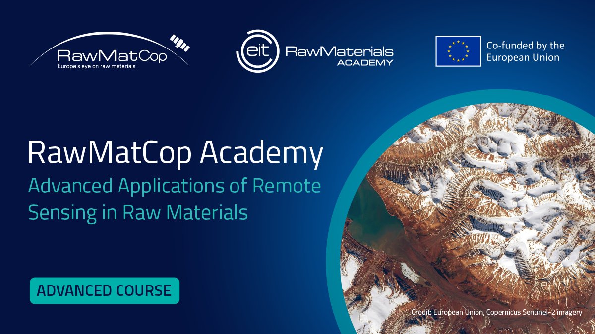 EIT RawMaterials 🇪🇺 (@eitrawmaterials) on Twitter photo Is your skillset up to date with the latest #EarthObservation technology in the mining and raw materials sector? Get upskilled with this 3-day, in-person course by RawMatCop Academy.  
🗓️ 9-11 September 2024 
📍Liège, Belgium. 
⏳ Apply by 23 August 
🔗rawmatcop.eitrawmaterials.eu/courses.html#a… Is your skillset up to date with the latest #EarthObservation technology in the mining and raw materials sector? Get upskilled with this 3-day, in-person course by RawMatCop Academy.  
🗓️ 9-11 September 2024 
📍Liège, Belgium. 
⏳ Apply by 23 August 
🔗rawmatcop.eitrawmaterials.eu/courses.html#a…