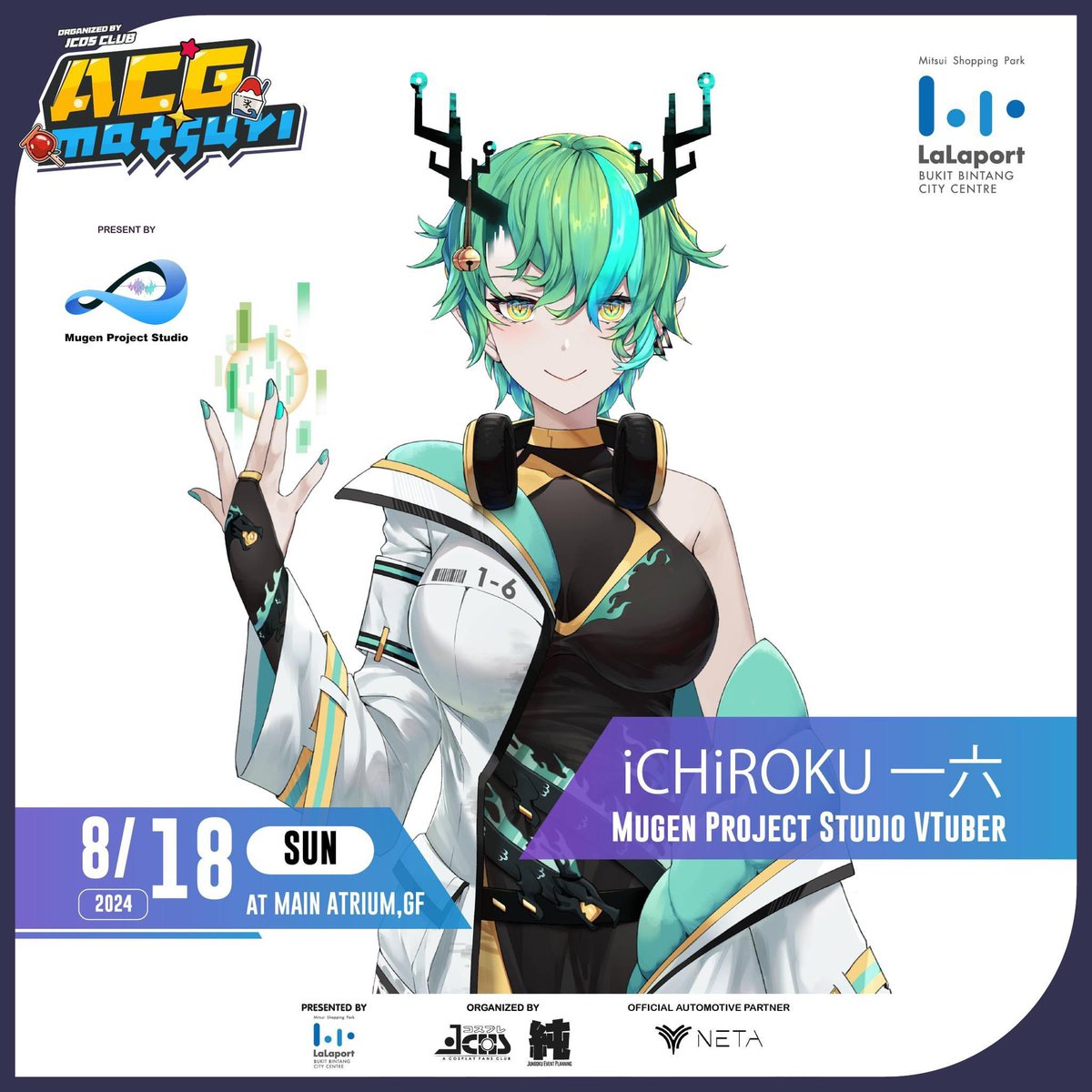 mugenproj's tweet photo. We will deliver amazing performances at 🎊ACG Matsuri🎏 organized by JCOS Club starting from 3PM to 4PM🎉
🔥See you all this weekend🔥
#VTuber
#ACGevent
#MugenProjectStudio
#JCOS https://t.co/9J9fVl06vV
