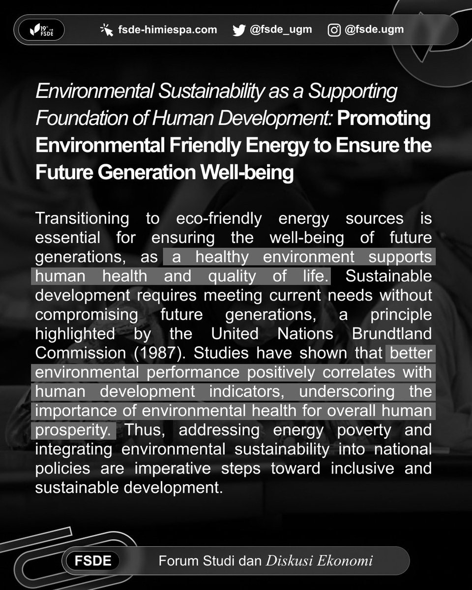 FSDE_UGM's tweet photo. Join the 19th FSDE to discover how we can collectively contribute to building a brighter future for all. Start your journey with FSDE by reading our insightful infographic!📑✨

#The19thFSDE https://t.co/vP7akr2F44