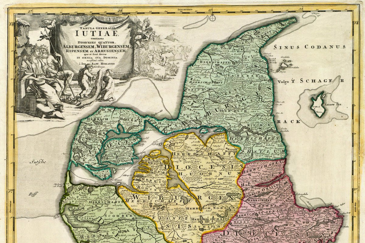 Does the fundamental natural geography (first nature geography) matter for the location of prosperity? Yes! In a new working paper, I demonstrate this using two separate large shocks to the first nature geography of Northwestern Denmark in the 1100s and in 1825.
#econtwitter🧵