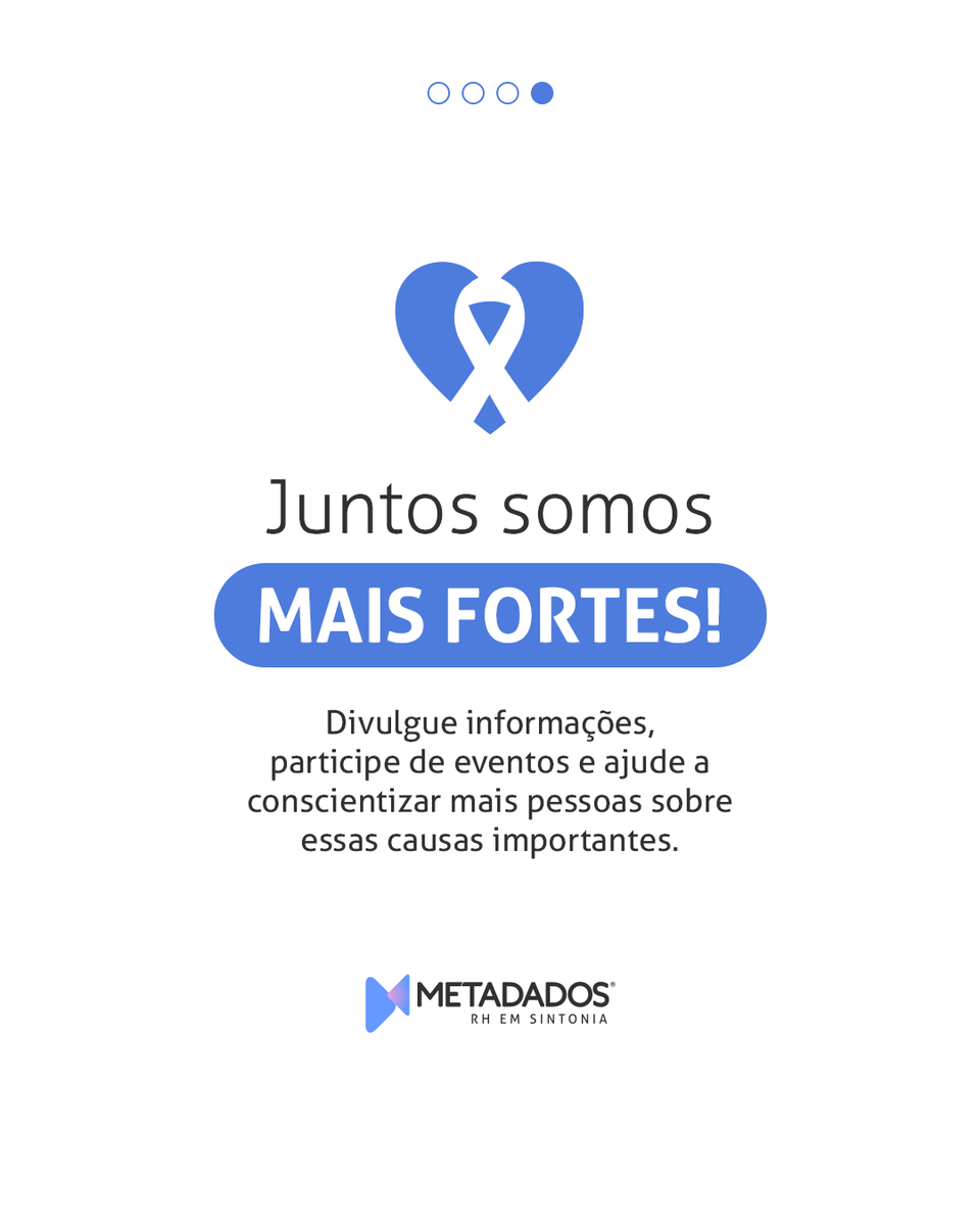 Agosto é um mês duplamente especial! 💚💖Compartilhe informações, esteja atento aos sintomas e incentive a prevenção.

Juntos, somos mais fortes na luta pela saúde e bem-estar!

#RH #Metadados #AgostoVerdeClaro #AgostoDourado #Bemestar