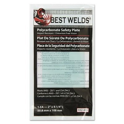 Buy Safety Plate, 2 in x 4-1/4 in, Polycarbonate, Clear online at best price from Janeice Products. View pricing and information at bit.ly/3SN28fF