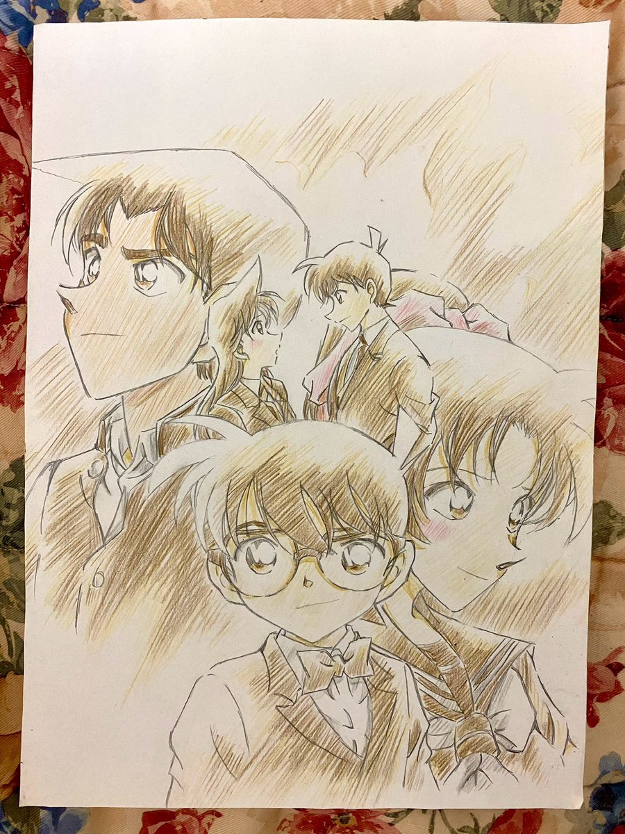 中学の頃描いたヤツ
この頃からクラスのコナン好きにイラスト描いて配ってた