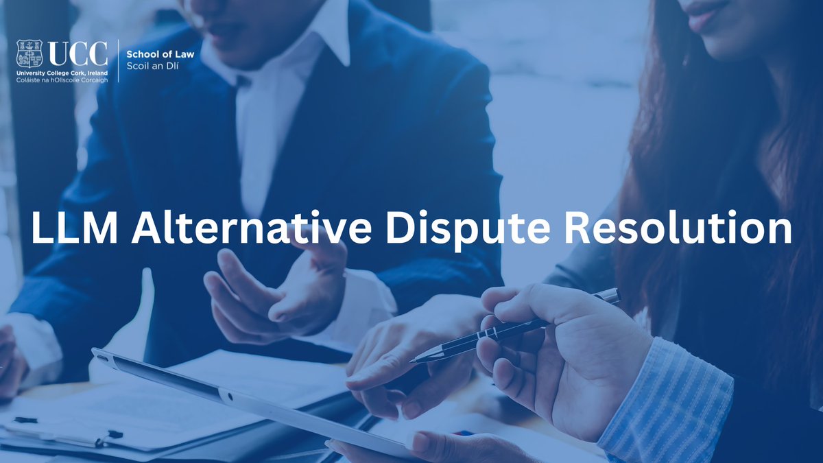 New LLM in ADR gives students the opportunity to qualify as a mediator.
The School of Law’s new LLM in ADR, launching this September, will give students the opportunity to qualify as a mediator. For full details, please read: 
bit.ly/3X06z9t