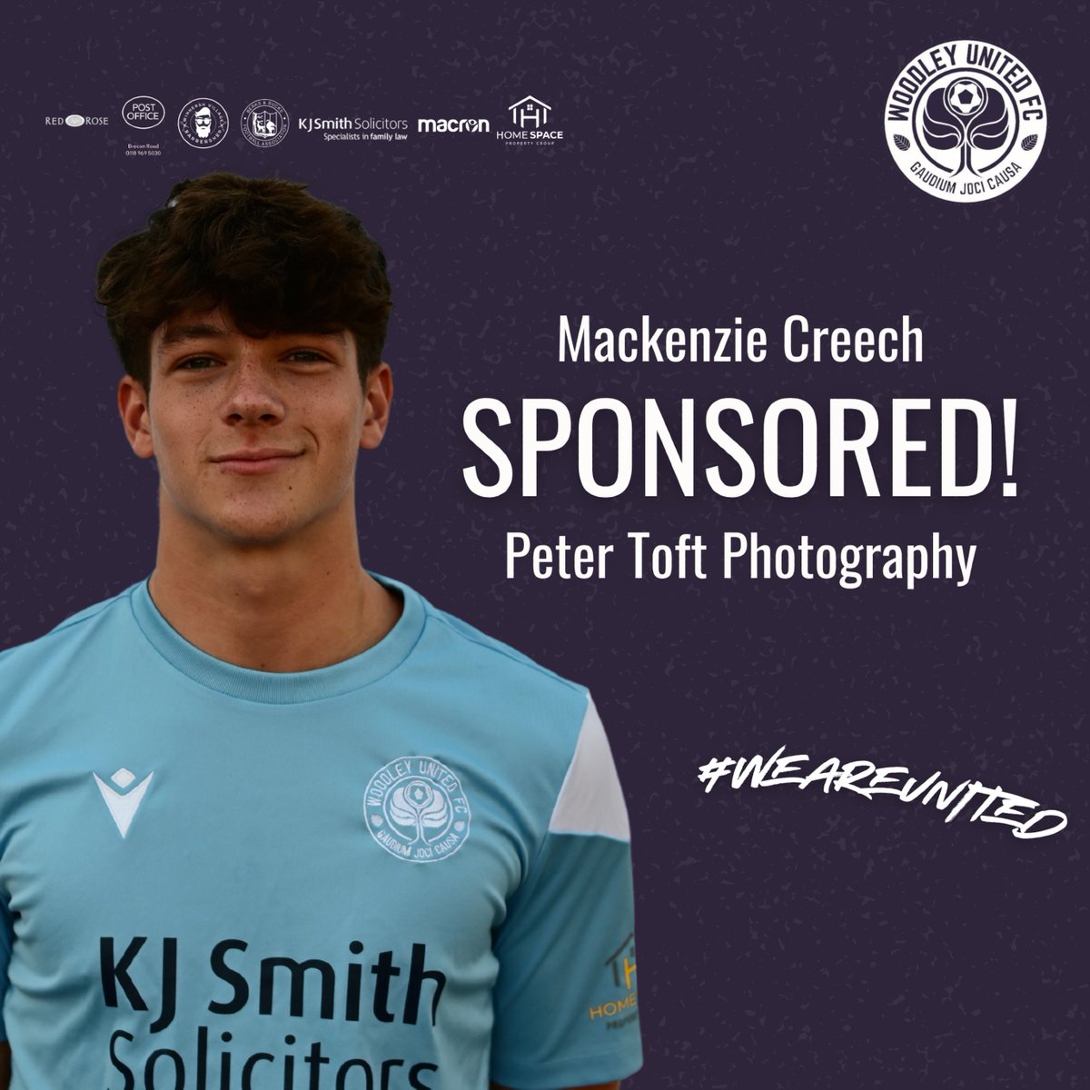 Just like that another player is gone! 🚀

A massive thank you to Peter Toft for sponsoring Macka Creech for the 24/25 season ⚽️

Don't miss out on your chance to sponsor a player for as little as £50! 👀

#WeAreUnited