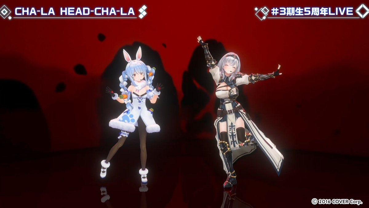 “ホロライブ3期生5周年LIVE『Square of Magic!』”において、
「CHA-LA HEAD-CHA-LA」の背景映像を担当させていただきました！

Production : THINGS. (<a href="/things_jp/">THINGS.</a>)

#3期生5周年LIVE