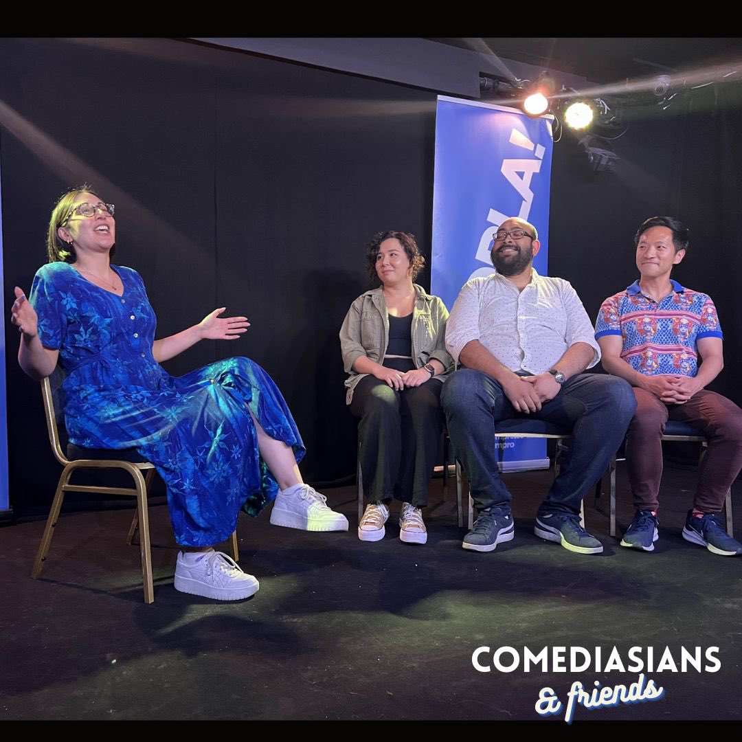 comediasians's tweet photo. 🥇 Saturday had an Olympic gold medal SOLD-OUT crowd at a hot Comediasians &amp; Friends night!

❤️‍🔥 Thanks for packing out @hooplaimpro for our second @SAHM_UK show!

🫵🏽 We need YOU back on 7th Sept to celebrate our 5th anniversary and ESEA Heritage Month with @besea_n!

#AsianImprov https://t.co/DKm6s56mwe