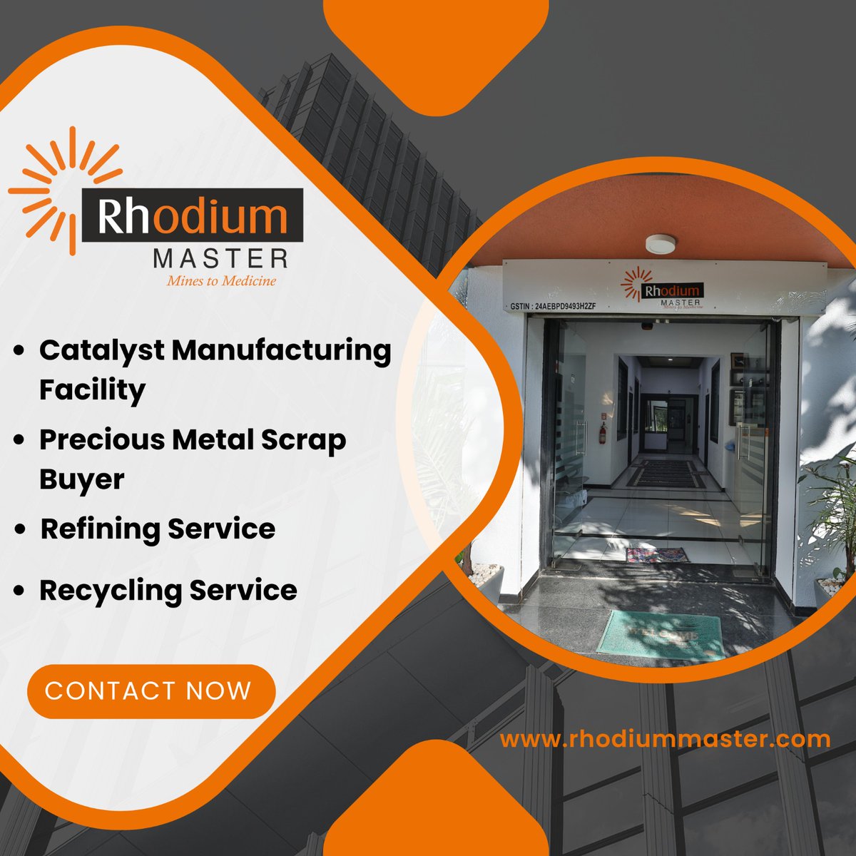 RodiumMaster's tweet image. Rhodium, Platinum, Iridium, Palladium and Ruthenium catalyst manufacturer, Scrap buyer, Refiner and Recycler SINCE 1996.
rhodiummaster.com

#catalyst #catalystmanufacturing #preciousmetalscrapbuyers
#refiningservices #recyclingservices