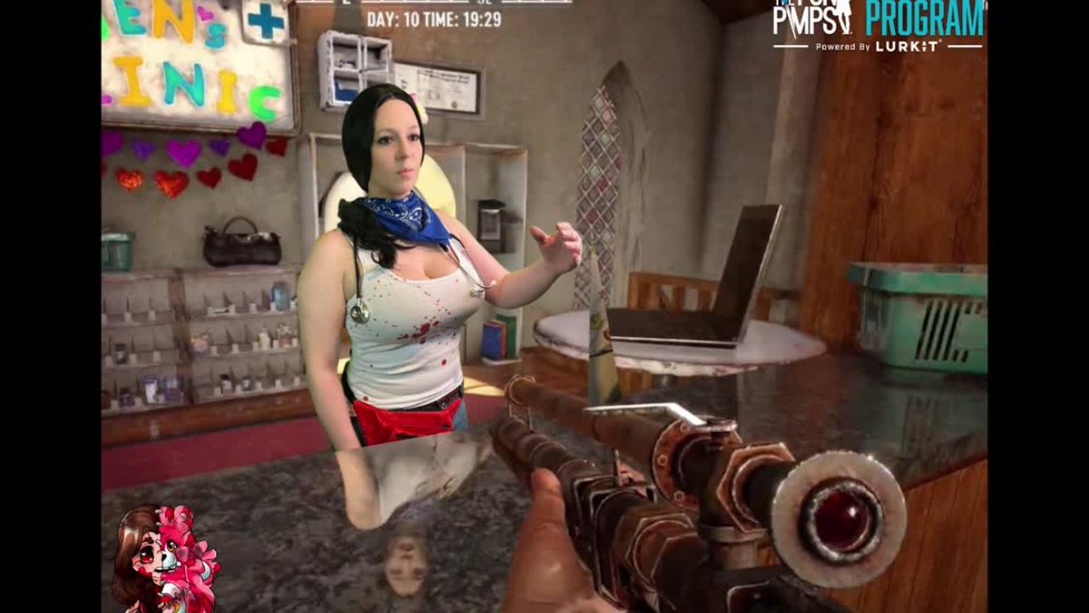 karebearxp's tweet photo. Had a blast with my Trader Jen cosplay & editing them into her area in the game!
Thank you @7DaystoDie for making Jen!
Still learning how to properly use my green & editing backgrounds in
#cosplay #zombies #traderjen #FunPimps #7daystodie #tfpcreator https://t.co/XPT9whpnBU