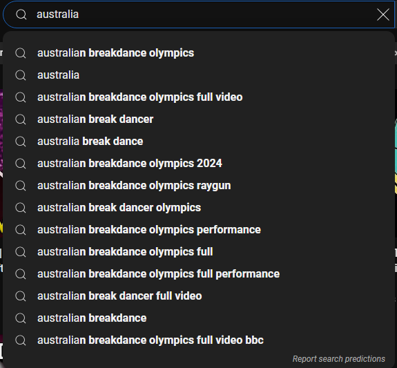 FreshTheFallen's tweet photo. Okay Australia, what did you do that that youtube really badly wants me to see some australian breakdancing? https://t.co/I1JyVjnQjZ