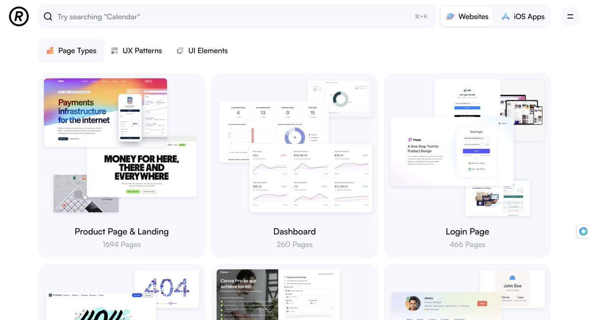 shiba_program's tweet image. 実際のアプリやWebサイトのデザインが8000ページ以上集められた「Refro」

Airbnbなど実在の有名アプリのUIが見れて、画像としてダウンロードすることもできる

マジでこういうサイト増えてるから、個人開発やポートフォリオなどもエンジニアが自分でデザインするハードルが下がってる