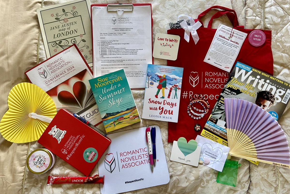 CatherineTinley's tweet photo. Here’s my fantastic haul from the @RNAtweets conference- some free, some I bought in the wonderful Writers’ Emporium, plus a couple of beautiful, thoughtful gifts from colleagues on the leadership team.
#RNArocks #RNAfamily #RNAConf24 https://t.co/KYcfPrLIaw