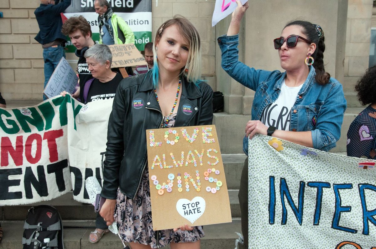 Madeleina Kay 🫐🌺💫 (@madeleinakay) on Twitter photo Photo with the superstar <a href="/LoraKrasteva/">Lora V Krasteva</a> by Tim Dennell from the #Sheffield Stand Up to Racism rally on Saturday #StopHate #ChooseLove 🤍✊🏻🪧 <a href="/AntiRacismDay/">Stand Up To Racism</a> <a href="/SheffieldSUTR/">Sheffield Stand Up To Racism</a> Photo with the superstar <a href="/LoraKrasteva/">Lora V Krasteva</a> by Tim Dennell from the #Sheffield Stand Up to Racism rally on Saturday #StopHate #ChooseLove 🤍✊🏻🪧 <a href="/AntiRacismDay/">Stand Up To Racism</a> <a href="/SheffieldSUTR/">Sheffield Stand Up To Racism</a>