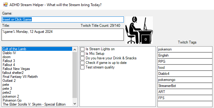 trogan2000's tweet image. tags now work, so far this is the UI, i feel like its looking better and better
#streamerdotbot
