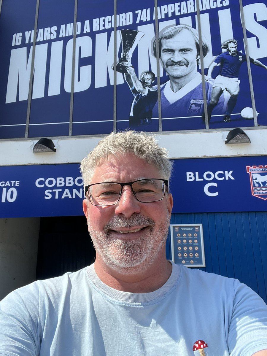 Great to be back in Suffolk for a couple of days. Quick trip to church while I’m here #itfc