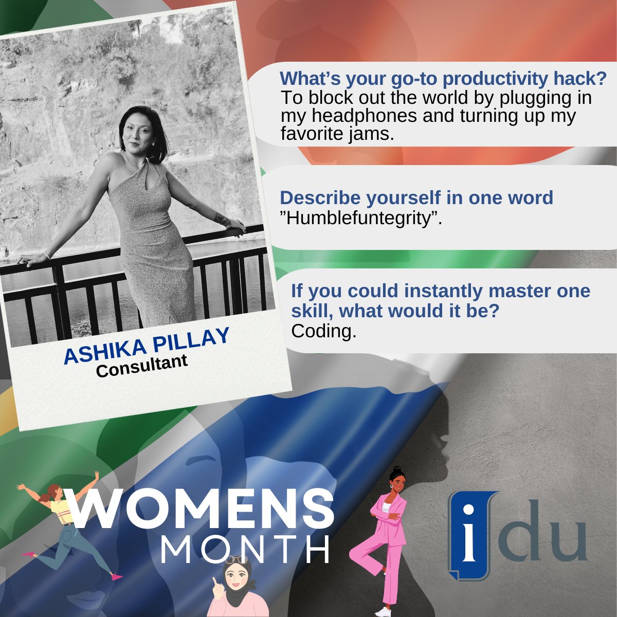 As we celebrate Women's Month, we're thrilled to recognise Ashika, our incredible consultant. Her expertise and dedication have made a lasting impact on our team and clients. Thank you, Ashika, for your hard work and for always delivering excellence! #WomensMonth #CelebrateWomen