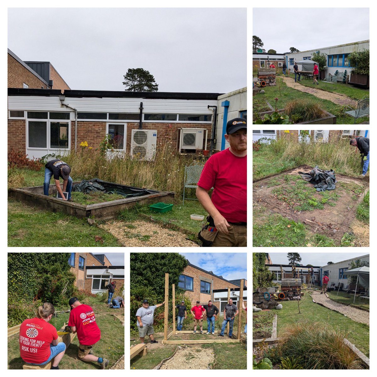 YYgbm's tweet photo. Diolch enfawr i aelodau 'Barry Round Table' 
Ardal newydd yr ardd yn edrych yn ffantastig! 🔥🎋
Massive thanks to 'Barry Round Table'. Amazing group of people stepping up to help their community 👏 
Diolch hefyd i Vale Aggregates, Ran Tool Hire a Thompson &amp; Sons @BarryRoundTable https://t.co/44DSERSQID