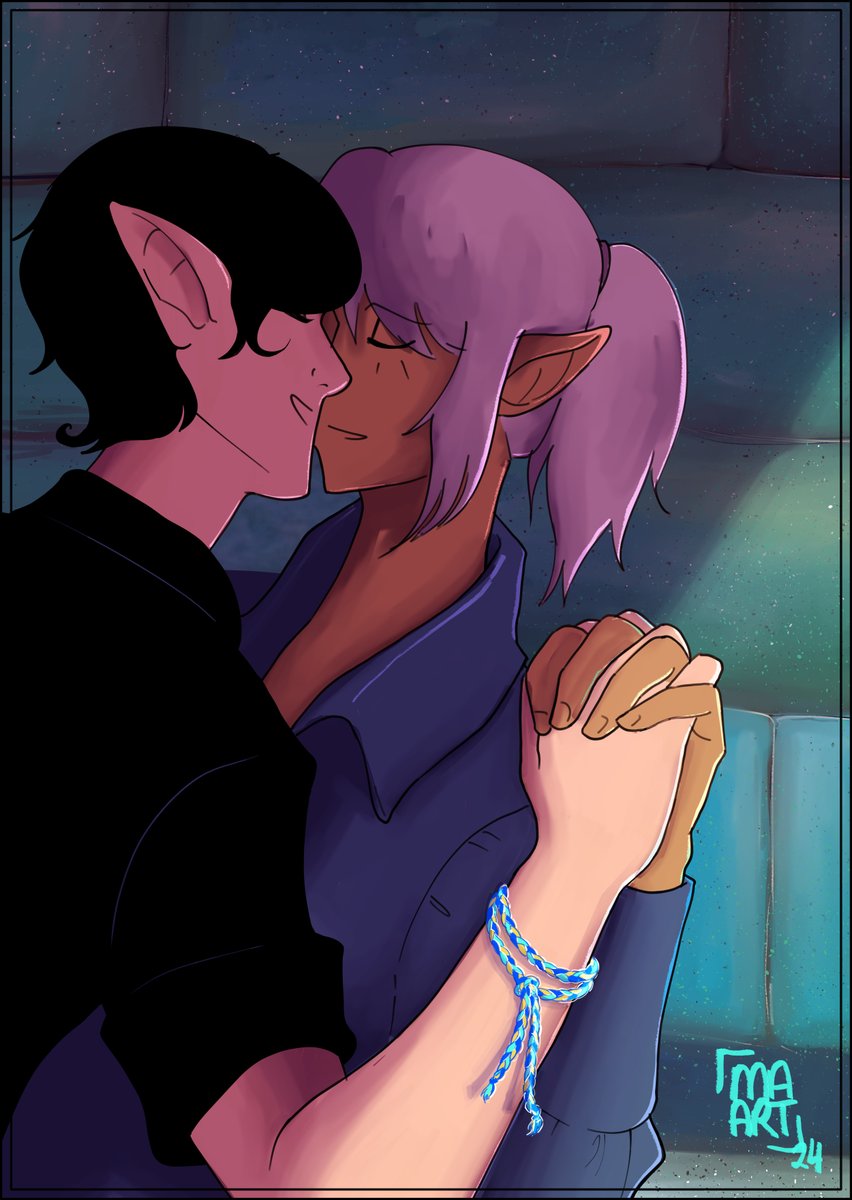 morganaliART's tweet photo. #estimericweek 2024 - day 2 - gifts/keepsakes
"In Radz-at-Han, it is a tradition to present a woven bracelet to your lover." (FF14 Fun Facts, 2024)
#estimeric #aymeric #estinien https://t.co/F7EuRveyOz