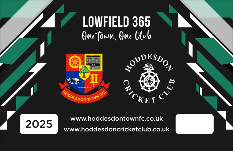 BREAKING NEWS

Lowfield 365 Membership

Hoddesdon Town Football Club and Hoddesdon Cricket Club Team Up To Bring You Year Round Benefits At Lowfield
hoddesdontownfc.co.uk/news/lowfield-…