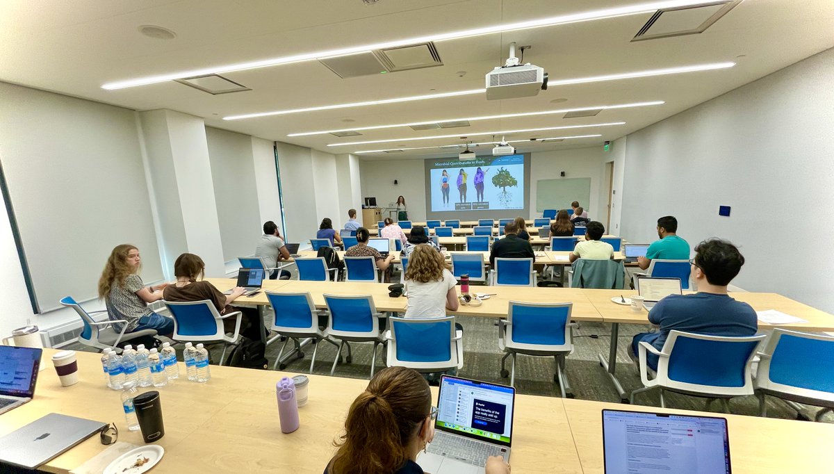Seth Bordenstein (@symbionticism) on Twitter photo 3, 2, 1...🚀The <a href="/PSUmBiome/">One Health Microbiome Center</a> Annual Microbiome Kickstart Workshop is underway with a room of undergrads to faculty from multiple <a href="/penn_state/">Penn State</a> campuses. Covering experimental design to bioinformatics, new scholars and community members are growing right here. 3, 2, 1...🚀The <a href="/PSUmBiome/">One Health Microbiome Center</a> Annual Microbiome Kickstart Workshop is underway with a room of undergrads to faculty from multiple <a href="/penn_state/">Penn State</a> campuses. Covering experimental design to bioinformatics, new scholars and community members are growing right here.