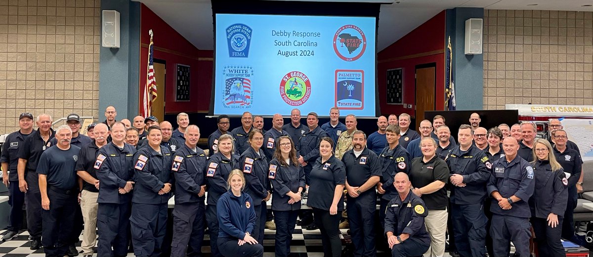 Members from the Palmetto Incident Support Team, St. George Fire Protection District (LA) Incident Management Team, and FEMA US&amp;R Response System-White Incident Support Team integrated seamlessly last week during the Debby response.