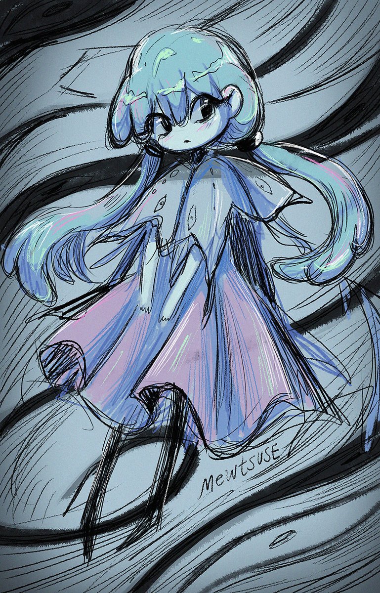 Thoughts adrift 

#digitalart #イラスト #illustshare #OC #rkgk