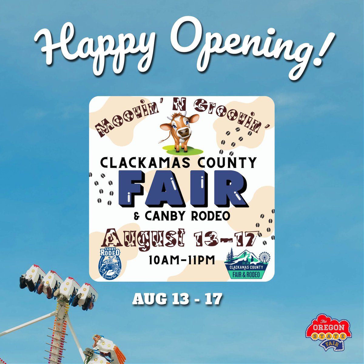 A special shoutout to the Clackamas County Fair! 🎡

Wishing you an incredible fair and rodeo! 

#FairSeason #CommunitySpirit #SupportLocalFairs