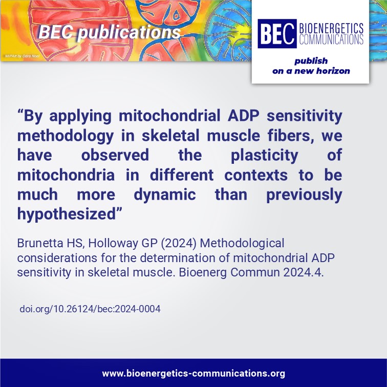 bioenerg_commun's tweet image. #NewinBEC - In the recent BEC publication, Brunetta and Holloway provided practical guidelines and insights on the methodology of mitochondrial ADP sensitivity measurements.

doi.org/10.26124/BEC:2…

#HighResolutionRespirometry #bioenergetics #mitochondria #metabolism