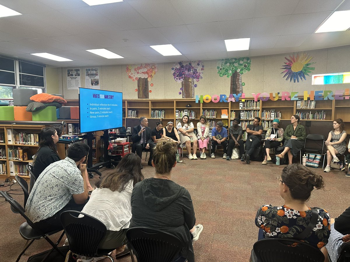 RTopPrincipal's tweet photo. ¡Estamos subiendo de nivel! Historia de nombres con @david_kauffman We are leveling up! Name Story with @KauffmanforAISD @jgmontalvo77 @WeAreAISD @katrinabailey08 #somosRidgetop Game on! https://t.co/Ao3ipkwWJK