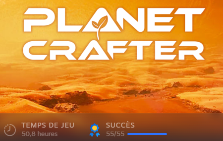Rouviho's tweet photo. Ça y est #PlanetCrafter est terminé, c'était SUPER ! Hâte de voir la prochaine production de @MijuGames https://t.co/HYifCHGetR