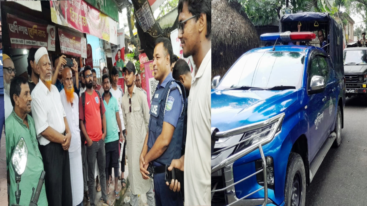 এক সপ্তাহ পর স্বাভাবিক কার্যক্রমে ফিরলো মাদারগঞ্জ মডেল থানা পুলিশ