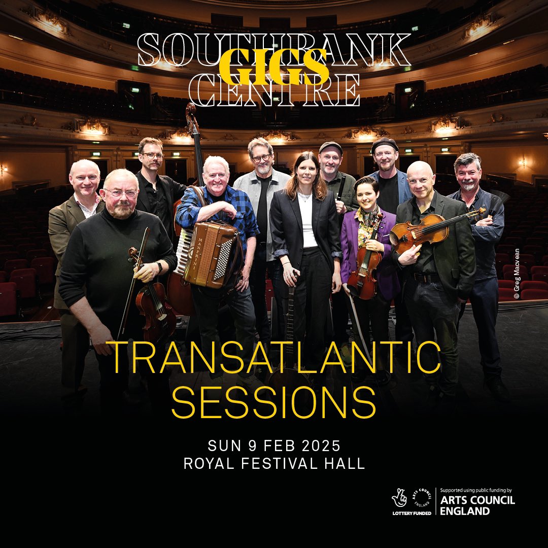 Transatlantic Sessions (@transatsessions) on Twitter photo Just Announced! London we’re coming for you!
Royal Festival Hall <a href="/southbankcentre/">Southbank Centre</a>
Sunday 9th February 2025
General Onsale: Friday 16th August at 10am. Just Announced! London we’re coming for you!
Royal Festival Hall <a href="/southbankcentre/">Southbank Centre</a>
Sunday 9th February 2025
General Onsale: Friday 16th August at 10am.