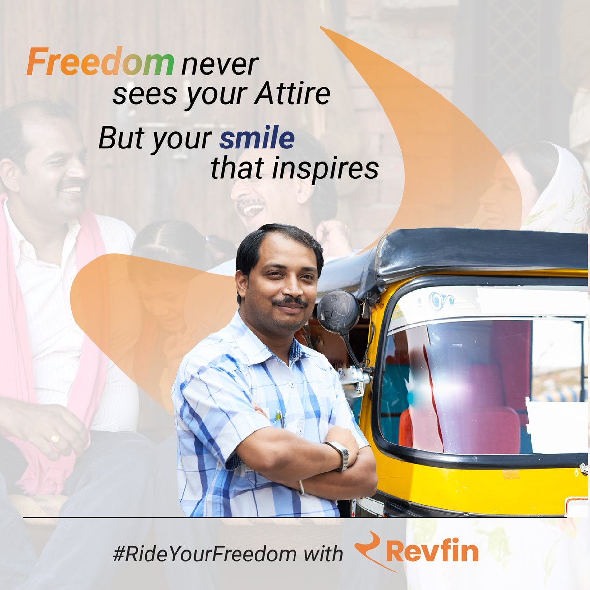 revfinindia's tweet photo. It’s not about what you wear, but the freedom you feel within yourself. At Revfin, we’re dedicated to uplifting communities by enabling access to electric vehicles. 

#ZimmedariKiSawaari #Ev #EvForAll #EVPoweringIndia #India #IndependenceDay #Revfin https://t.co/8bnB6OF0J0