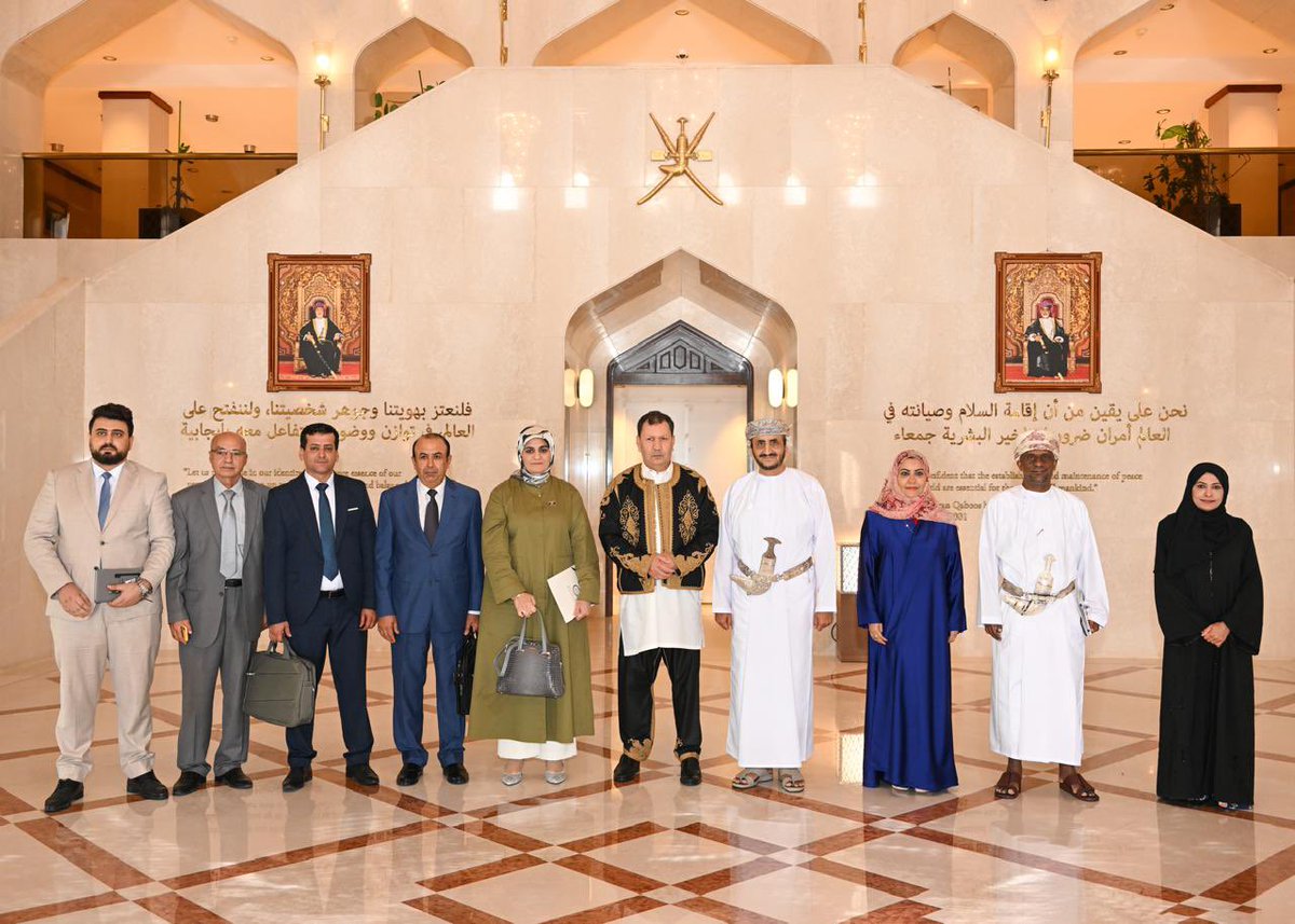 وزارة الخارجية (@fmofoman) on Twitter photo 📸 | التقى سعادة الشيخ <a href="/KhalifaAlharthy/">Khalifa Alharthy</a> ، وكيل وزارة الخارجية للشؤون السياسية بسعادة محمد خليل عيسى، وكيل وزارة الخارجية والتعاون الدولي للشؤون السياسية بدولة #ليبيا وذلك اليوم بديوان عام وزارة الخارجية. 📸 | التقى سعادة الشيخ <a href="/KhalifaAlharthy/">Khalifa Alharthy</a> ، وكيل وزارة الخارجية للشؤون السياسية بسعادة محمد خليل عيسى، وكيل وزارة الخارجية والتعاون الدولي للشؤون السياسية بدولة #ليبيا وذلك اليوم بديوان عام وزارة الخارجية.