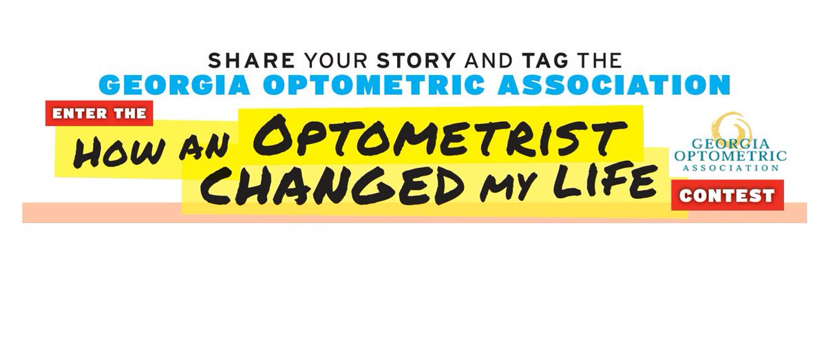 Have you entered to win the new Apple iPad? Share your "How an Optometrist Changed My Life" story before the deadline! #contest details: facebook.com/GeorgiaOptomet…