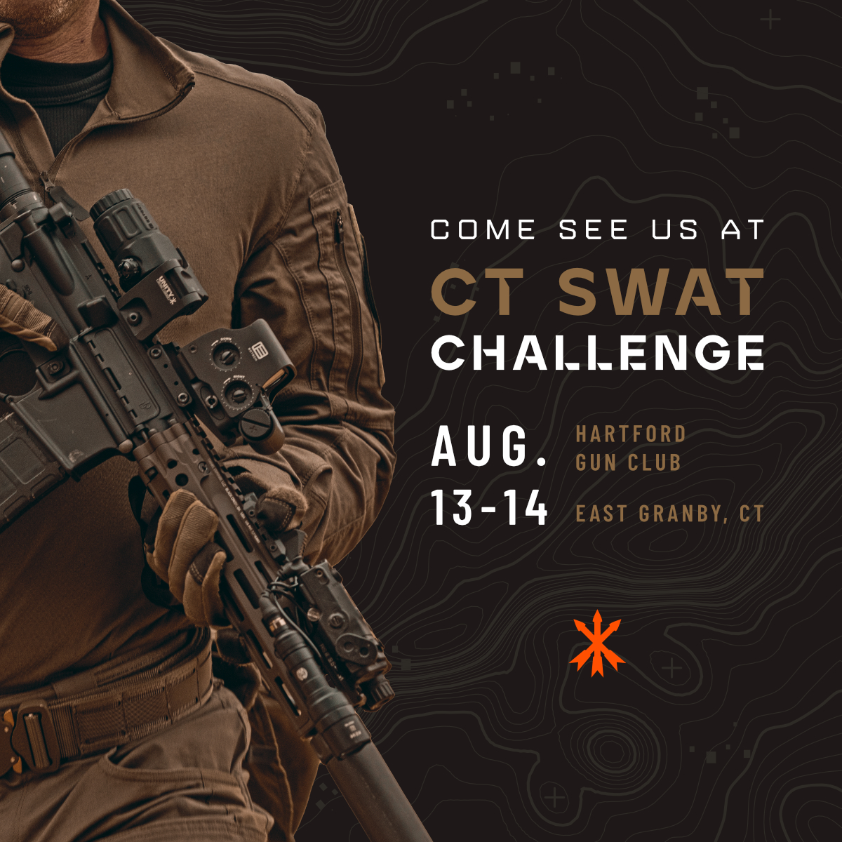 Unity_Tactical's tweet photo. We always look forward to CT SWAT Challenge. If you're participating, come see us tomorrow and Wednesday. #unitytactical #unityfastmount #unityaxon #iwannagofast #tradeshows #events #SWAT #lawenforcement #unitygascap https://t.co/1N0NMdr3CP
