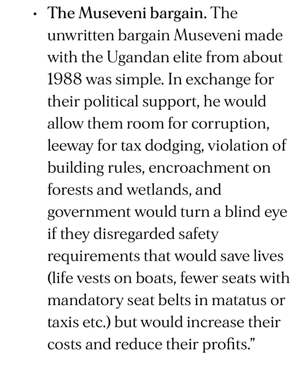 Karamagi Andrew (@karamagi_andrew) on Twitter photo Everytime a disaster like Kiteezi happens, I go back and read about the āMuseveni Bargainā, a neologism by <a href="/cobbo3/">Charles Onyango-Obbo</a> in his instructive article on the 2018 party boat disaster.
monitor.co.ug/uganda/oped/co⦠Everytime a disaster like Kiteezi happens, I go back and read about the āMuseveni Bargainā, a neologism by <a href="/cobbo3/">Charles Onyango-Obbo</a> in his instructive article on the 2018 party boat disaster.
monitor.co.ug/uganda/oped/coā¦