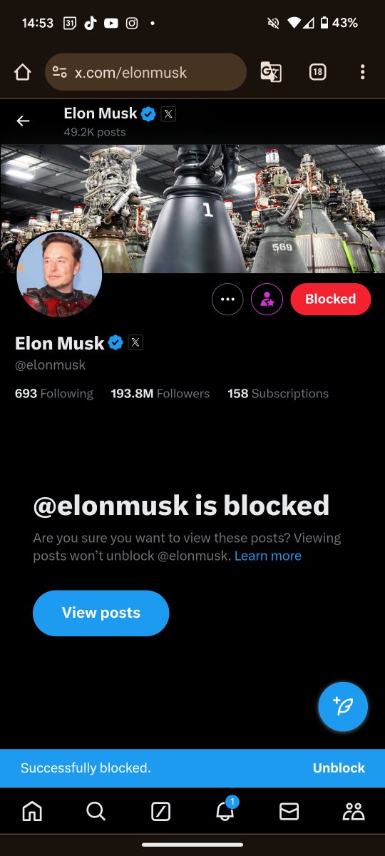 Bridie1961's tweet image. #BlockMusk #blocke