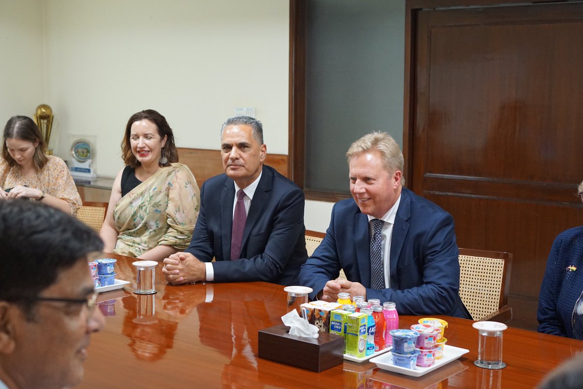 toddmcclaymp's tweet photo. Today I toured the Mother Dairy Patparganj factory. Mother Dairy collects milk from dairy cooperatives across the region and turns them into consumer products. 

Great to expertise the Indian diary sector at a practical level and better understand ways in which we can cooperate. https://t.co/m5FhGxSdH0