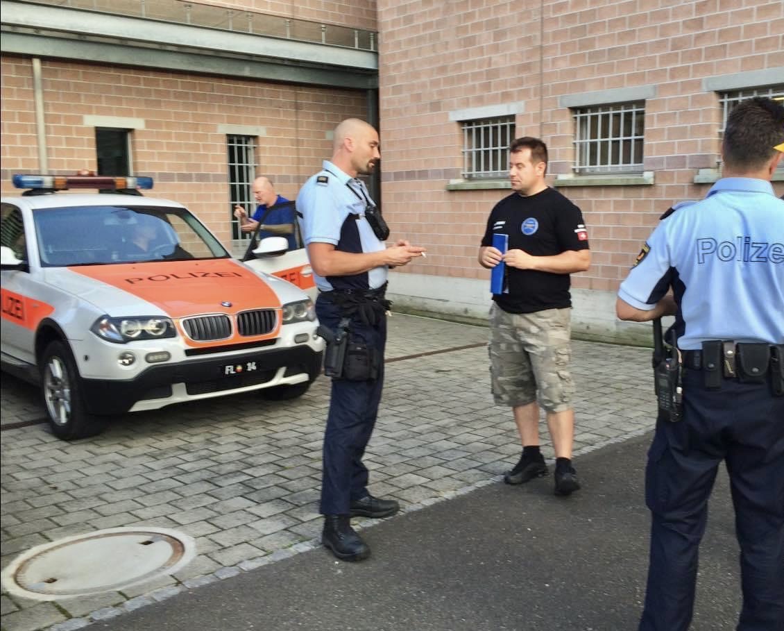 CommandoDefense's tweet image. COMMANDO DEFENCE ACADEMY SWISS
LANDESPOLIZEI LIECHTENSTEIN 🇱🇮 
SWAT / Police Instructor Uliks Gjonaj has visiting State Police - Liechtenstein 🇱🇮