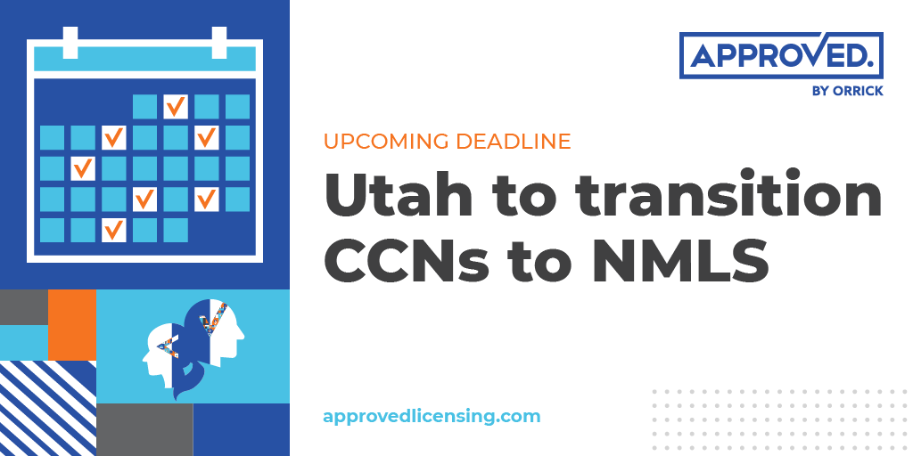 approvedlicense's tweet photo. Utah will transition all consumer credit notifications to #NMLS, effective August 26. Learn more about this deadline, actions your company will need to take, and how APPROVED can help you prepare: https://t.co/XLeUzDJMoI https://t.co/0DHMuJCM69