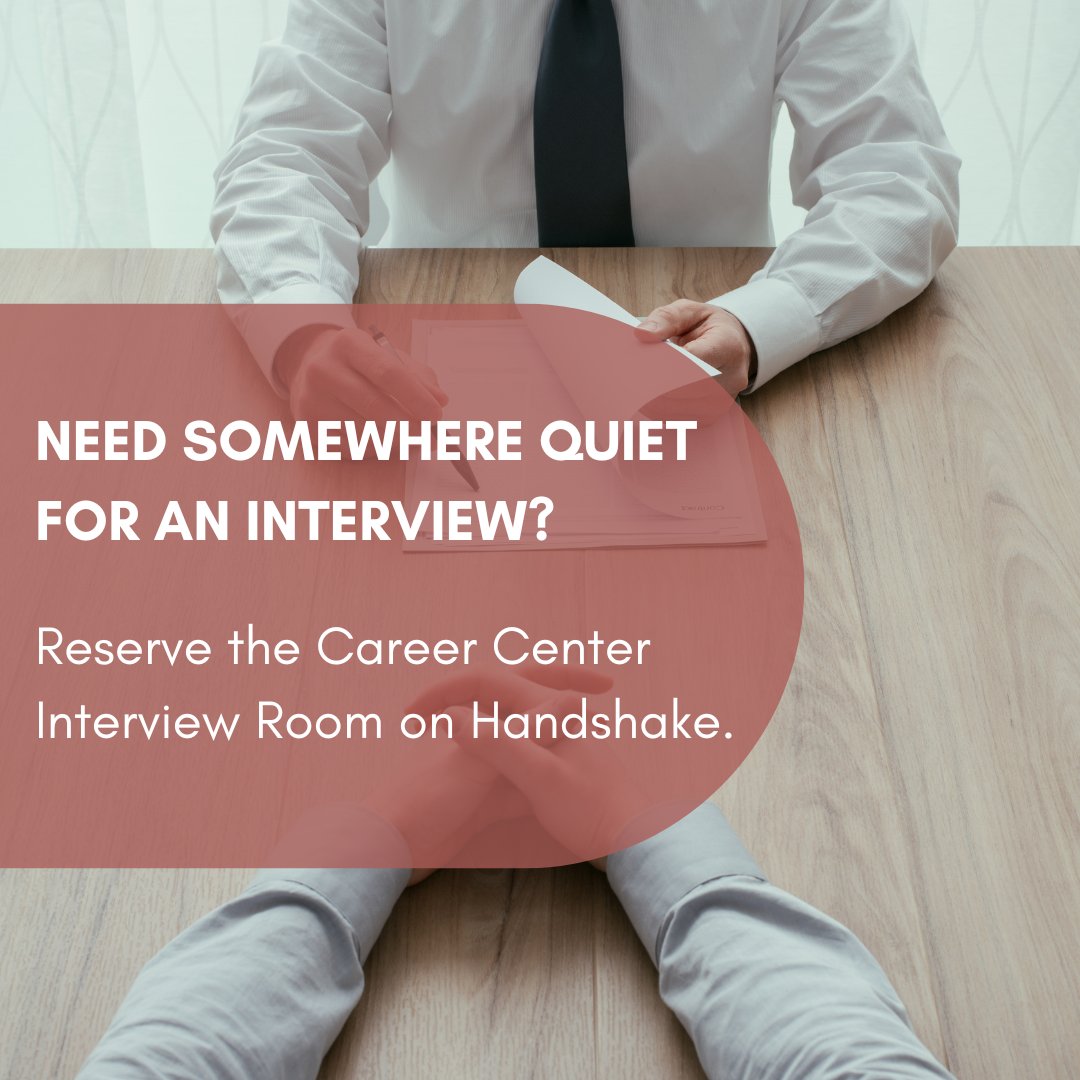 Do you need a quiet place for a phone or video interview?

Reserve the Interview Room on Handshake or email career@cord.edu to make a reservation!
#careercenter #careerreadiness #careerready