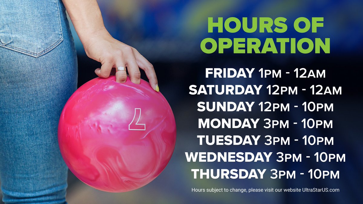 UltraStarNC's tweet photo. We are back to our normal hours of operation https://t.co/om1QTVvCih