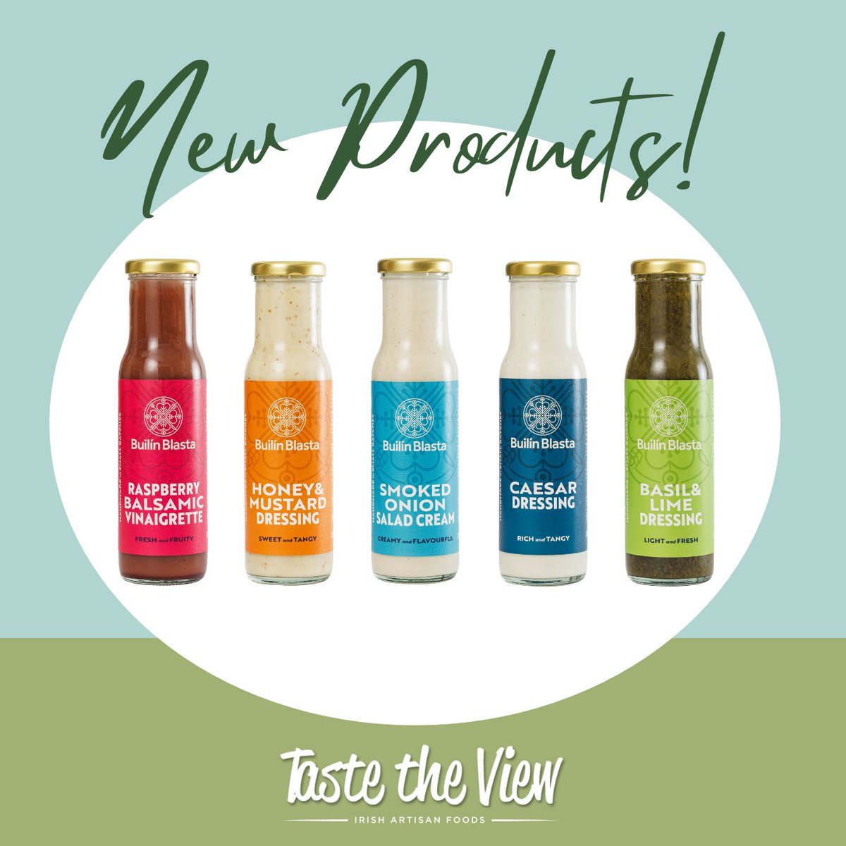 We now have Builín Blasta straight flavour dressings available, in addition to the mixed cases.

You can choose from:
🍅Raspberry Balsamic Vinaigrette
🍯Honey &amp; Mustard Dressing
🧅Smoked Onion Salad Cream
🥗Caesar Dressing
🍃Basil &amp; Lime Dressing

Contact your TTV Rep to order.