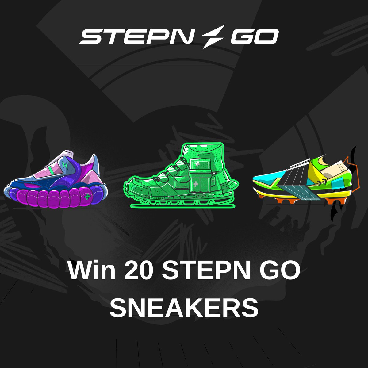 CioSilv's tweet photo. I think this is the easiest way to win STEPN GO SNEAKERS

All you have to do is go to https://t.co/CJOud8lByV, find the hidden page (by clicking on a secret logo, which could be on any page).

Fill the form, and post a screenshot of your submission using #STEPNGO in the official post here: https://t.co/Tgc0S2pWuw

10 random participants who fill out the form will get 2 STEPN GO Sneakers each!

📆 Deadline: August 19, 8 AM UTC

Good luck !!!

Share & ♥️ if you need 👀